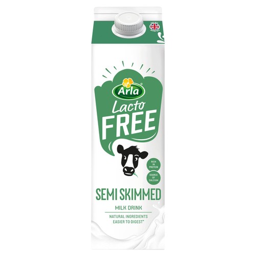 Arla LactoFREE Semi Skimmed Milk Drink thumbnail 2