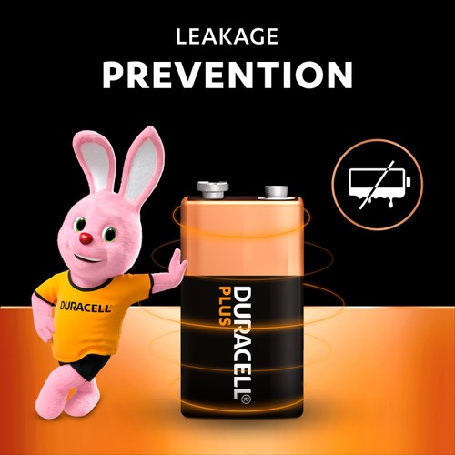 Duracell Plus 100% 9V Alkaline Batteries thumbnail 6