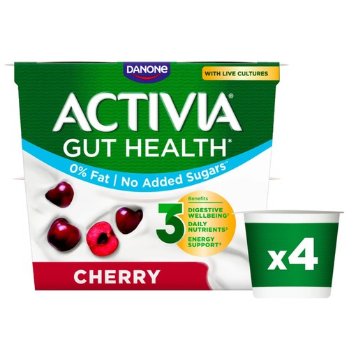 Activia Cherry No Added Sugar Fat Free Yoghurt