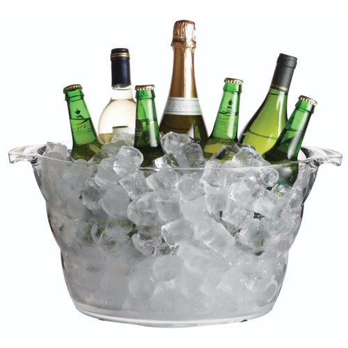 BarCraft Mix It Acrylic Oval Drinks Cooler Large thumbnail 2