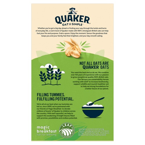 Quaker Oat So Simple Apple & Blueberry Porridge Sachets Cereal thumbnail 2