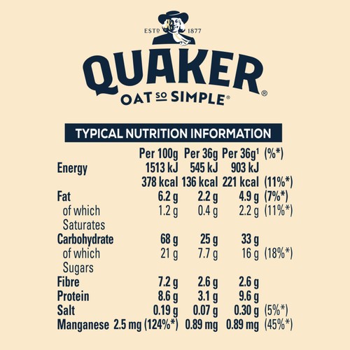 Quaker Oat So Simple Apple & Blueberry Porridge Sachets Cereal thumbnail 7