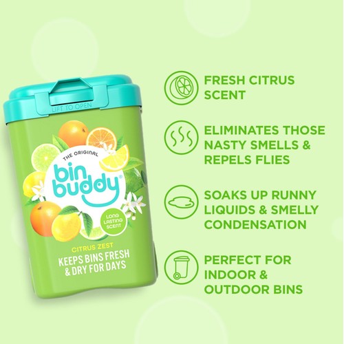 Bin Buddy Original Deodoriser Citrus Zest thumbnail 5