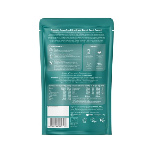 Naturya Organic Breakfast Boost Seed Crunch thumbnail 2