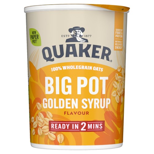 Quaker Oat So Simple Golden Syrup Porridge Cereal Big Pot thumbnail 2