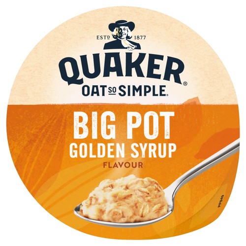 Quaker Oat So Simple Golden Syrup Porridge Cereal Big Pot thumbnail 3