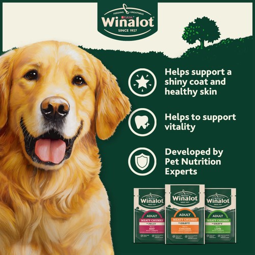 Winalot Meaty Chunks Mixed in Gravy Wet Dog Food thumbnail 3