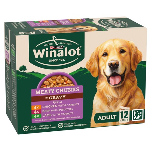 Winalot Meaty Chunks Mixed in Gravy Wet Dog Food thumbnail 8