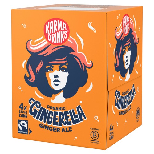 Karma Drinks Gingerella Organic Ginger Ale