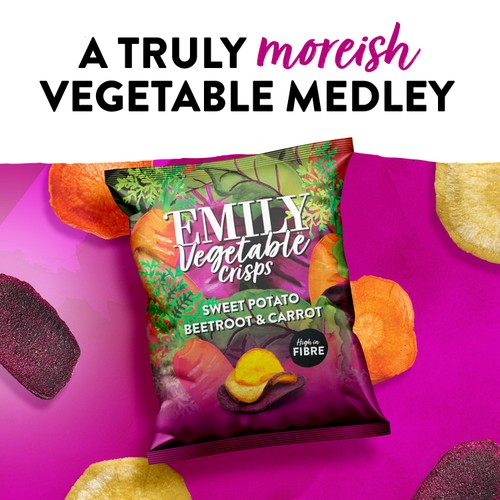 EMILY Veg Crisps Rainbow Roots Sweet Potato, Carrot & Beetroot  thumbnail 6
