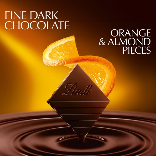 Lindt Excellence Dark Orange Chocolate Bar thumbnail 2