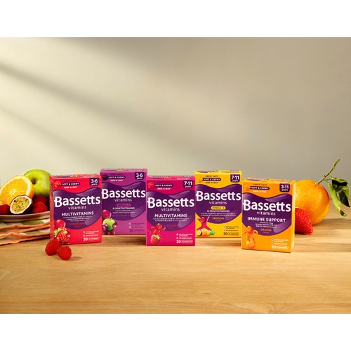 Bassetts Blackcurrant & Apple Omega 3 & Multivitamins 3-6yrs thumbnail 3