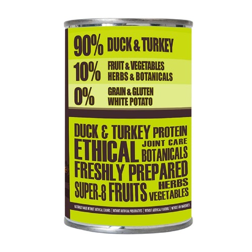 AATU Adult Duck & Turkey Wet Dog Food Tins thumbnail 3