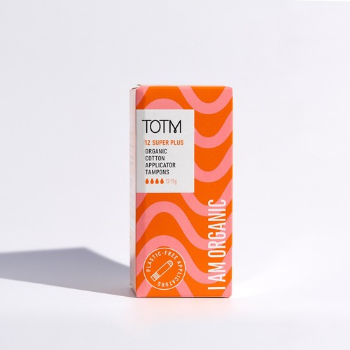 TOTM Organic Cotton Applicator Tampons Super Plus thumbnail 2