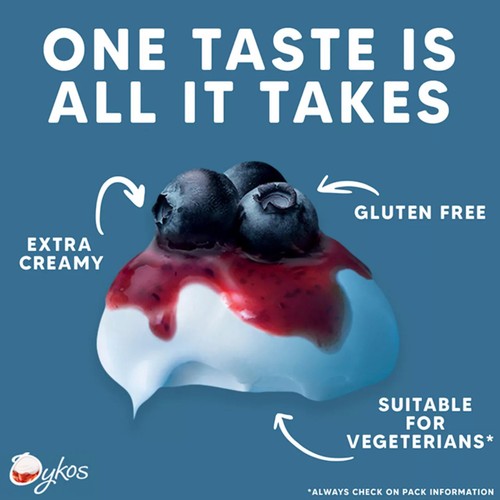 Oykos Blueberry Luxury Greek Style Yoghurt Dessert thumbnail 3