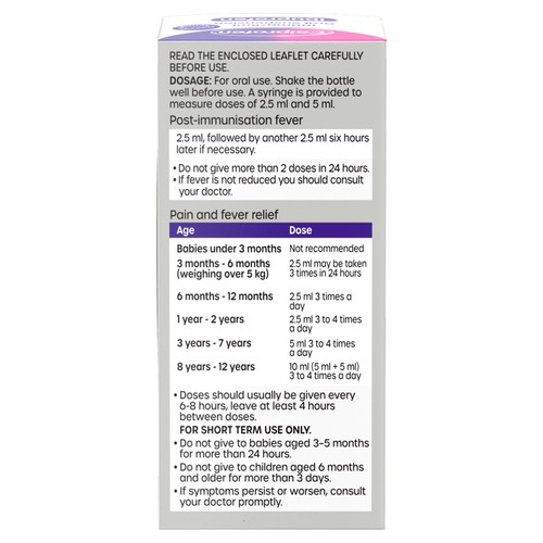 Calprofen Strawberry Ibuprofen Liquid, 3+mths thumbnail 5
