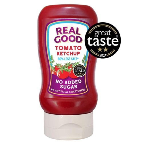 Real Good No Added Sugar Ketchup, Low Salt