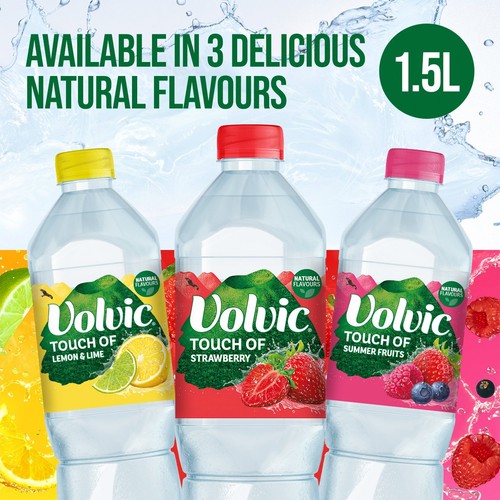 Volvic Touch of Fruit Strawberry Still Flavoured Water thumbnail 4