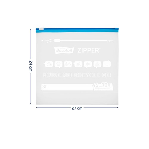 Bacofoil Medium Zipper All Purpose Bags thumbnail 6