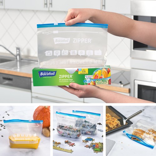 Bacofoil Medium Zipper All Purpose Bags thumbnail 7
