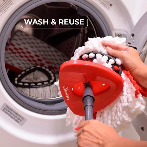 Vileda Turbo 2in1 Microfibre Mop Refill thumbnail 3