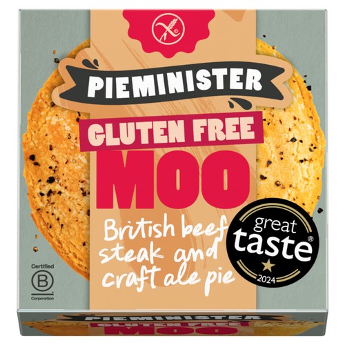Pieminister Moo Beef Steak & Gluten Free Ale Pie