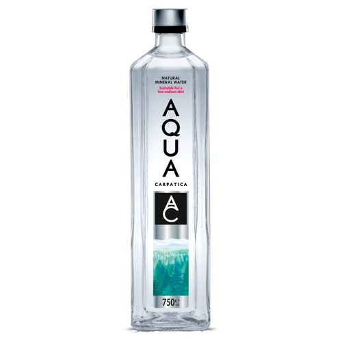 AQUA Carpatica Still Natural Mineral Water Glass Low Sodium & Nitrates thumbnail 2