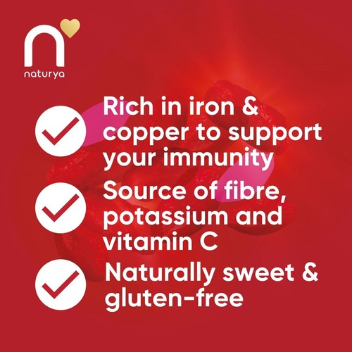 Naturya Organic Sundried Goji Berries thumbnail 3