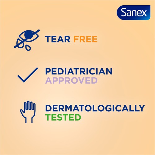 Sanex Zero% Kids Sensitive Bubble Bath and Body Wash Shower Gel thumbnail 3