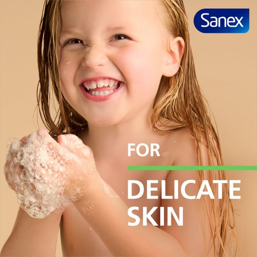 Sanex Zero% Kids Sensitive Bubble Bath and Body Wash Shower Gel thumbnail 4