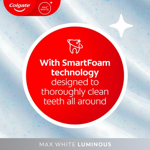 Colgate Max White Luminous Teeth Whitening Toothpaste Pump thumbnail 3