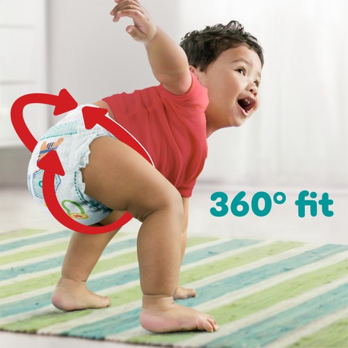 Pampers Baby-Dry Nappy Pants Size 5 12-17kg Jumbo Pack  thumbnail 5