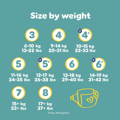 Pampers Baby-Dry Nappies, Size 7 (15kg+) Jumbo+ Pack thumbnail 6