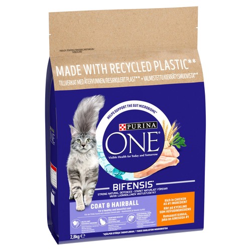 Purina One Coat and Hairball Chicken Dry Cat Food