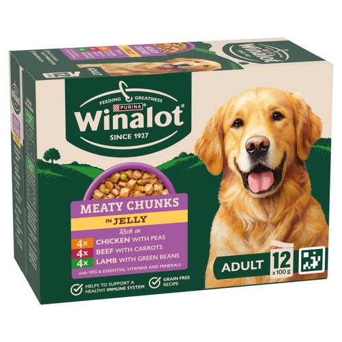 WINALOT Meaty Chunks Mixed in Jelly Wet Dog Food thumbnail 8