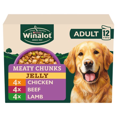 WINALOT Meaty Chunks Mixed in Jelly Wet Dog Food thumbnail 9