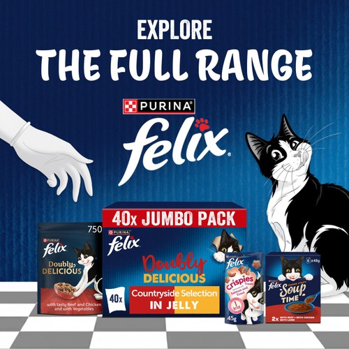 Felix Doubly Delicious Countryside Selection in Jelly Wet Cat Food thumbnail 7