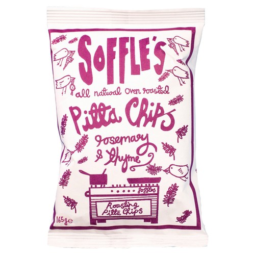 Soffles Pitta Chips Rosemary & Thyme Share Bag