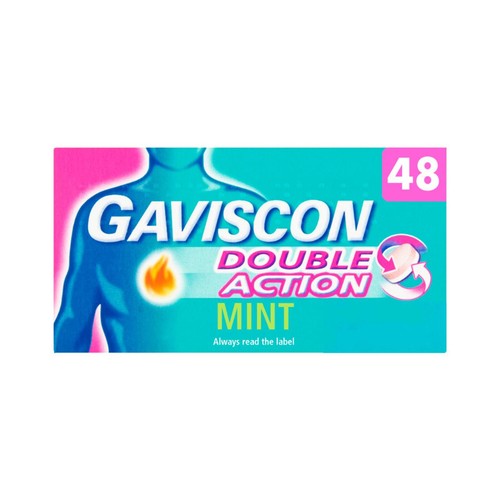 Gaviscon Double Action Tabs Heartburn Indigestion Mint thumbnail 2