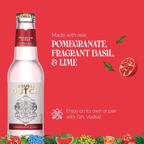 Double Dutch Pomegranate & Basil thumbnail 3