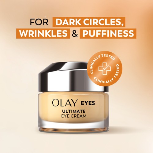 Olay Eyes Ultimate Eye Cream with Niacinamide for Dark Circles, Wrinkles thumbnail 8