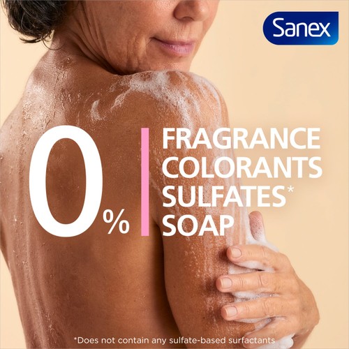 Sanex Zero% Sensitive Skin Gentle Body Wash Shower Gel thumbnail 3