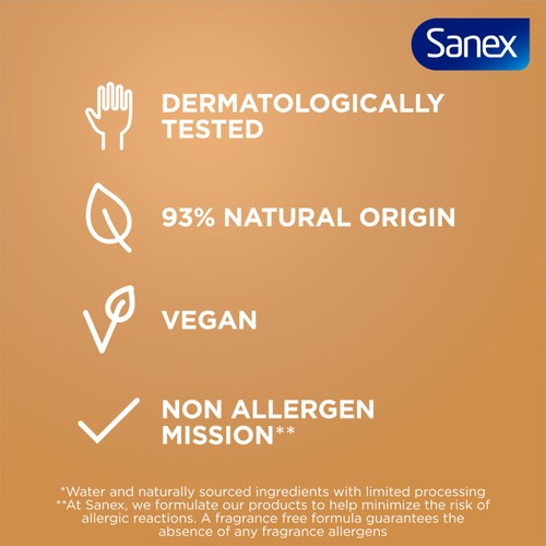 Sanex Zero% Sensitive Skin Gentle Body Wash Shower Gel thumbnail 7