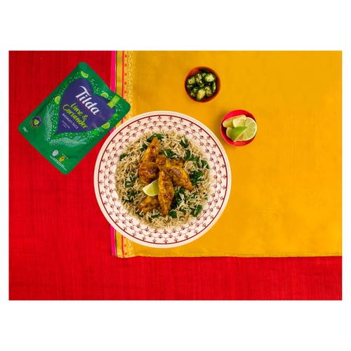 Tilda Microwave Lime & Coriander Basmati Rice thumbnail 2