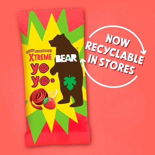 Bear Yoyos Super Sour Strawberry & Apple Multipack thumbnail 4