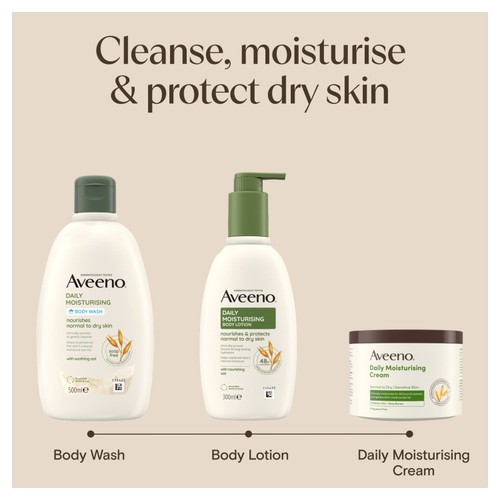 Aveeno Daily Moisturising Body Wash for Normal to Dry Skin thumbnail 8