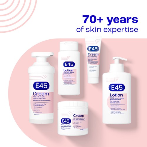 E45 Moisturiser Body Lotion for Dry & Sensitive Skin thumbnail 3