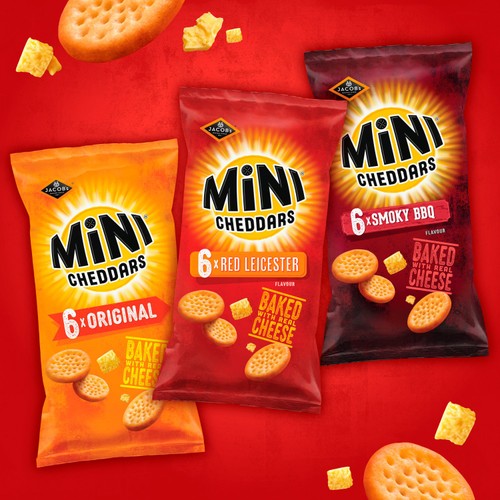 Jacob's Mini Cheddars Red Leicester Multipack Snacks thumbnail 5