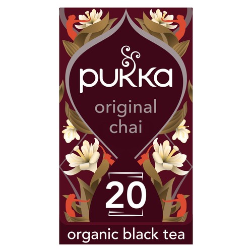 Pukka Organic Original Chai Tea 20 Home Compostable Herbal Tea Bags thumbnail 3