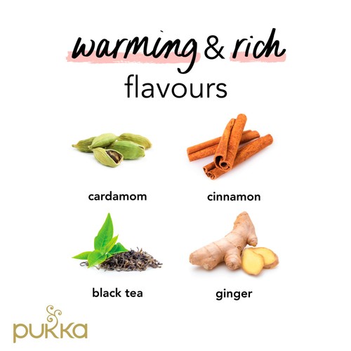 Pukka Organic Original Chai Tea 20 Home Compostable Herbal Tea Bags thumbnail 4